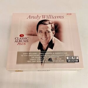 Andy Williams 5 Classic Albums Plus 3 CD Box Set Goldies Long Play Collection